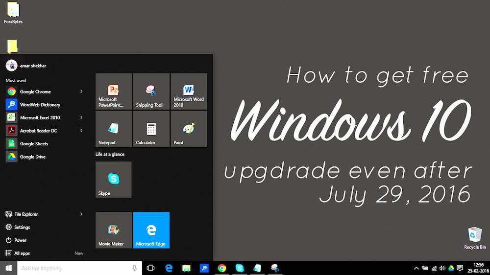 How To Get Windows 10 Upgrade For Free Even After July 29 ...