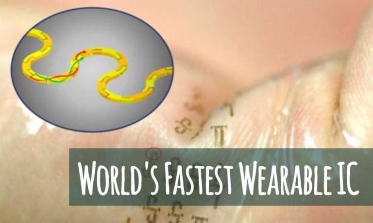 Scientists Create World’s Fastest Wearable IC To Revolutionize IoT
