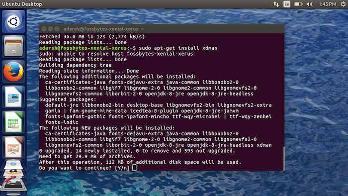 xtreme download manager install linux