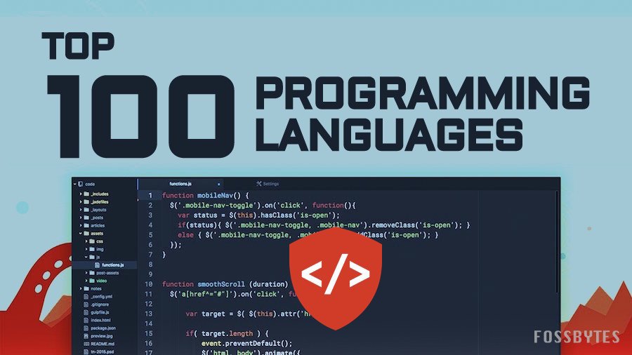 programming language list 2015