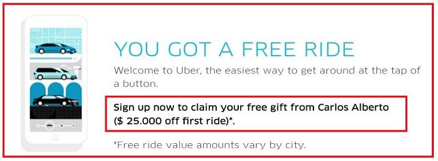 get free uber ride