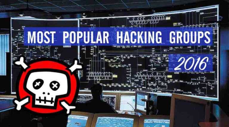 MOST POPULAR HACKING GROUPS