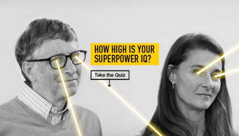 bill gates superhero iq quiz