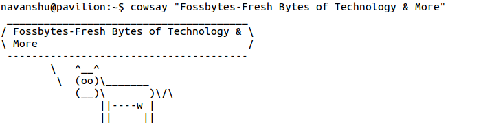 cowsay0-QuirkyTerminalTricks