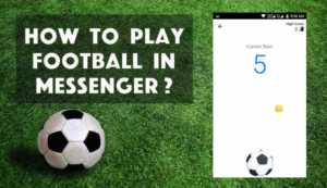 football game in messenger soccer