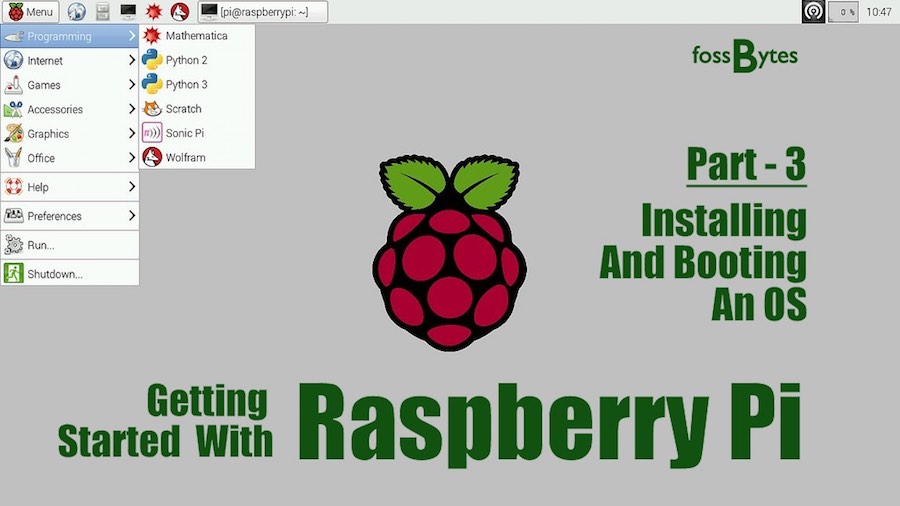 getting started with raspberry pi