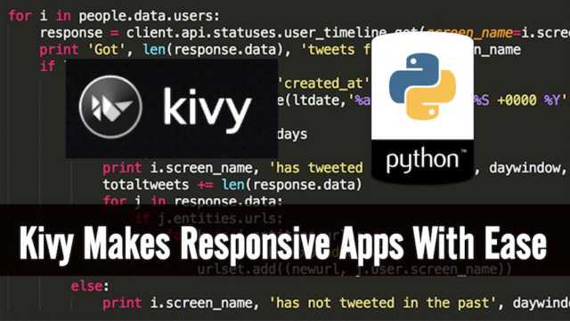 Kivy — A Cross-platform Python GUI Framework To Code Apps With Ease