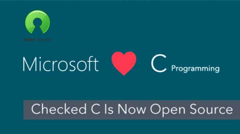 microsoft open sources checked c