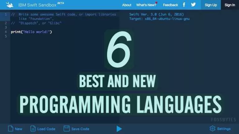 new programming languages