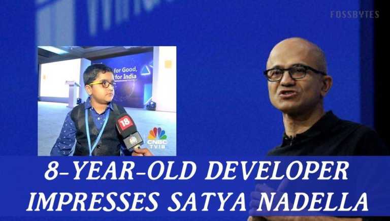 How This 8-Year-Old Developer Impressed Microsoft CEO Satya Nadella