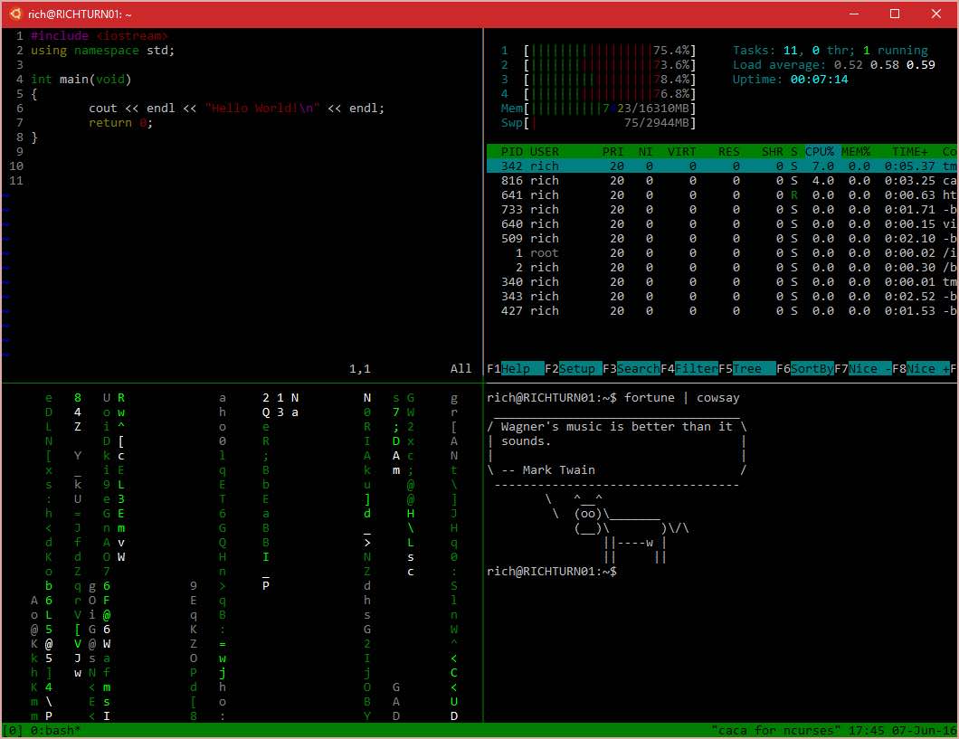 Linux tmux как пользоваться