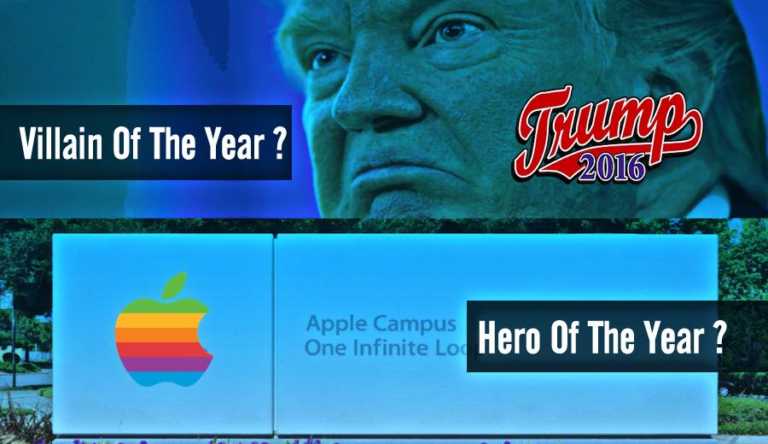 trump villain of the year apple hero of the year