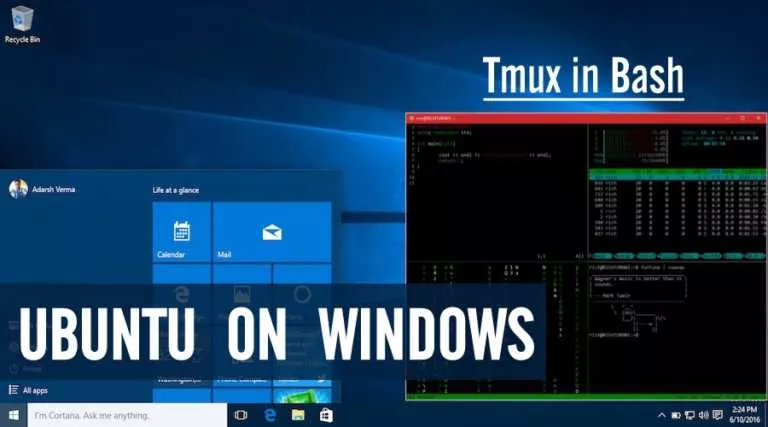 Microsoft Brings Awesome Tmux Tool To Bash On Ubuntu On Windows 10