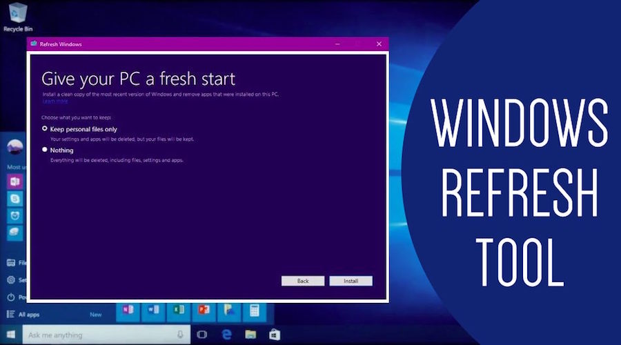 Microsoft's Refresh Windows Tool — A New Tool To Clean ...