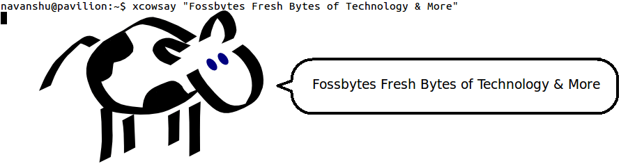 xcowsay-QuirkyTerminalTricks