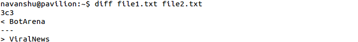 Comparing Files 1-diff_command_output1