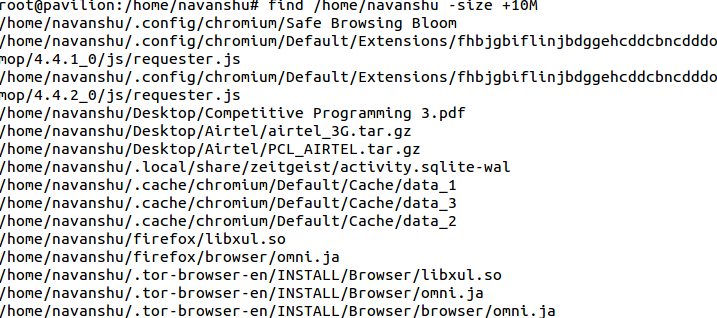 Finding Files and Directories 10