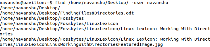 Finding Files and Directories 12