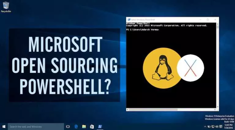 MICROSOFT OPEN SOURCING POWERSHELL LINUX OS X