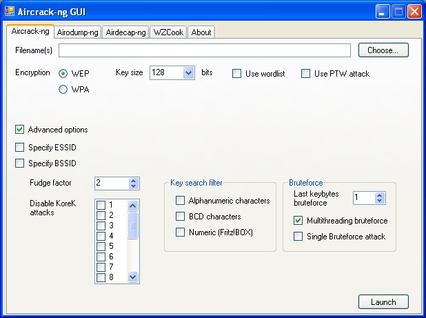 hack wep wifi password using windows 7