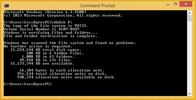 chkdsk