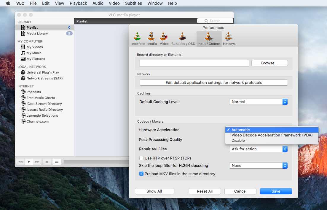 To Enable Hardware Acceleration In VLC And Battery Windows, Linux, OS X