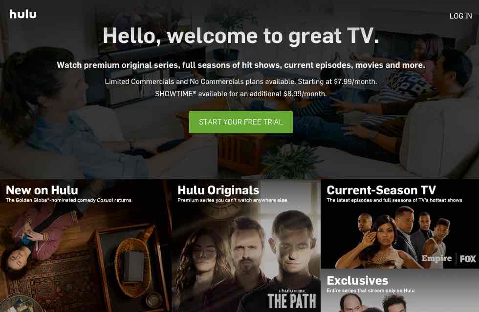 free feature films hulu trial