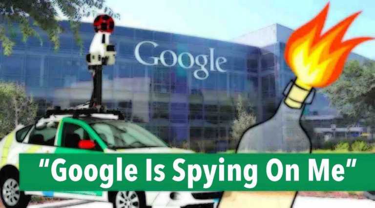 google spying on me burning