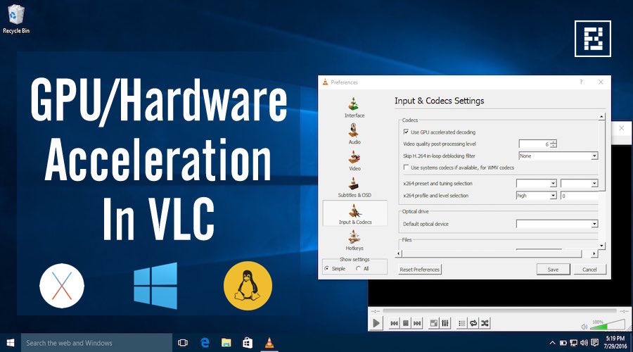 vlc for windows 10 loop videos