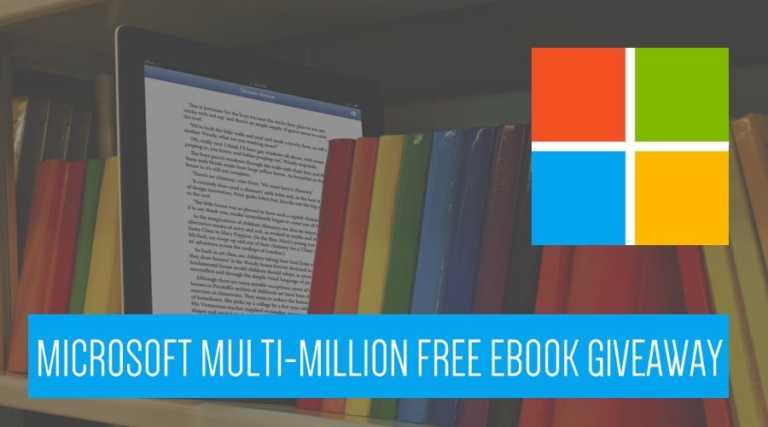 microsoft free ebook giveaway