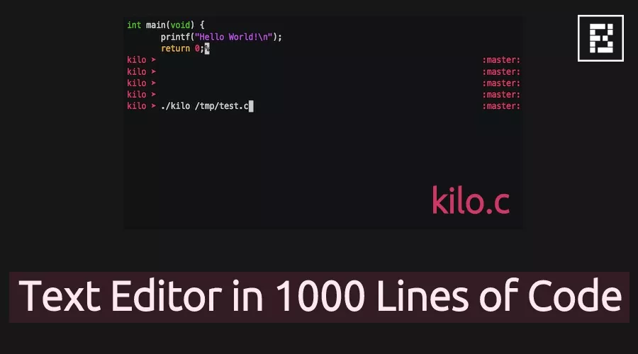 text editor in 1000 lines of code