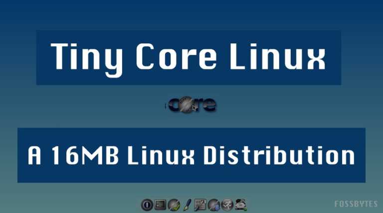 tiny core linux 7.2