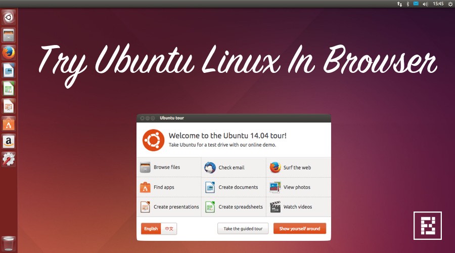 ubuntu virtual desktop web browser