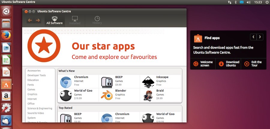 ubuntu online demo 1