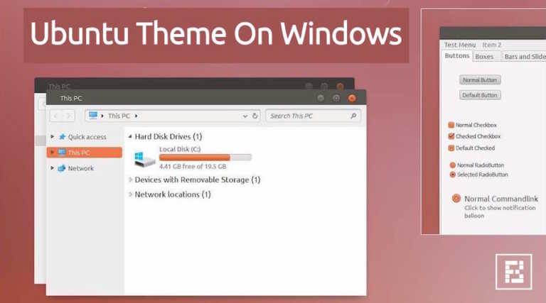 ubuntu theme windows 10