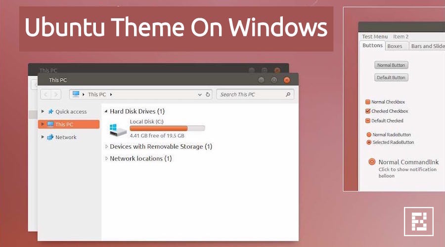 temas de Linux dentro de Windows