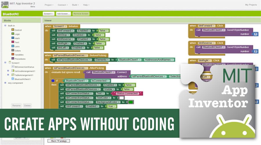 Mit App Inventor — How To Develop Awesome Android Apps Without Coding 0686