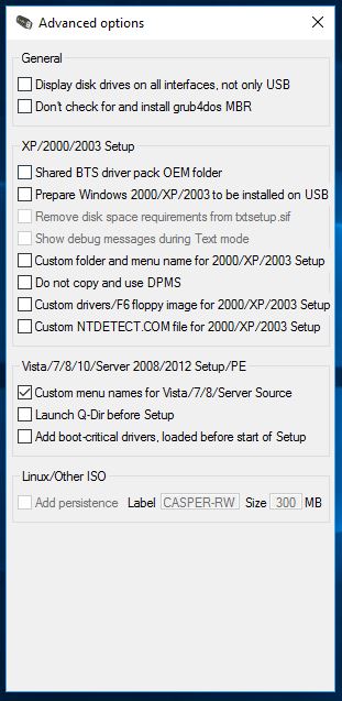 WinSetupFromUSB: Multiboot USB-2