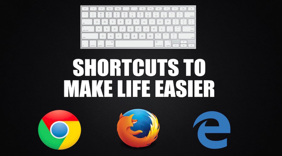 30 Browser Keyboard Shortcuts For Chrome Firefox And Edge 15219 Hot Sex Picture 8586