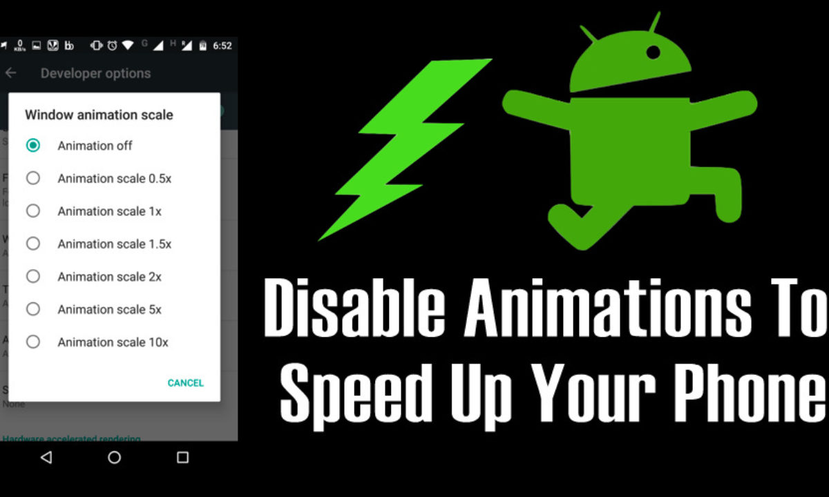 How To Speed Up Your Android Phone By Disabling Animations