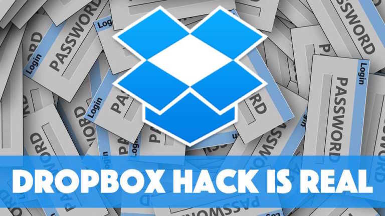 dropbox hacked 68 million accouts leaked