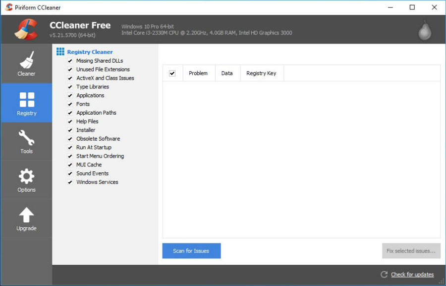 is ccleaner registry cleaner safe