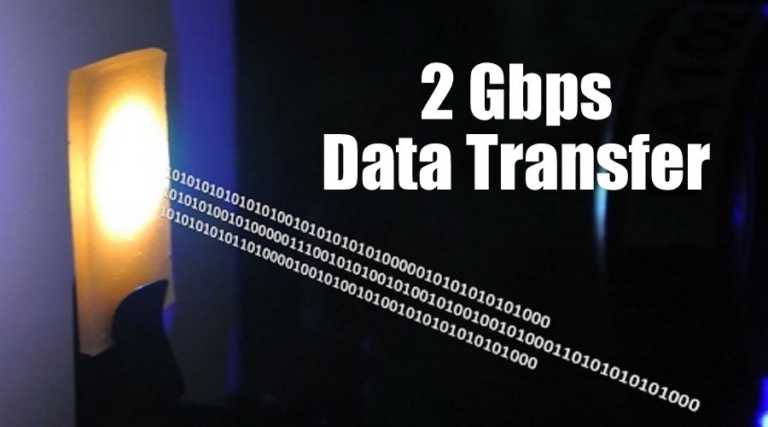 2 Gbps: New Speed Record Set For Data Transmission Using LED Light