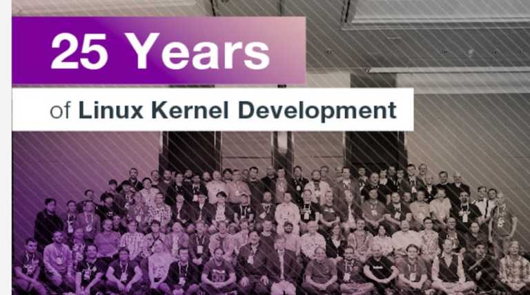 linux kernel development 25 years