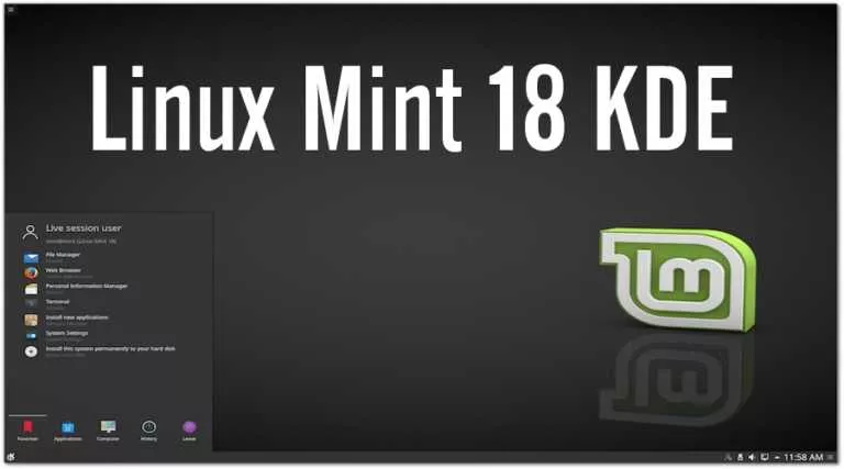 linux mint 18 kde edition 1