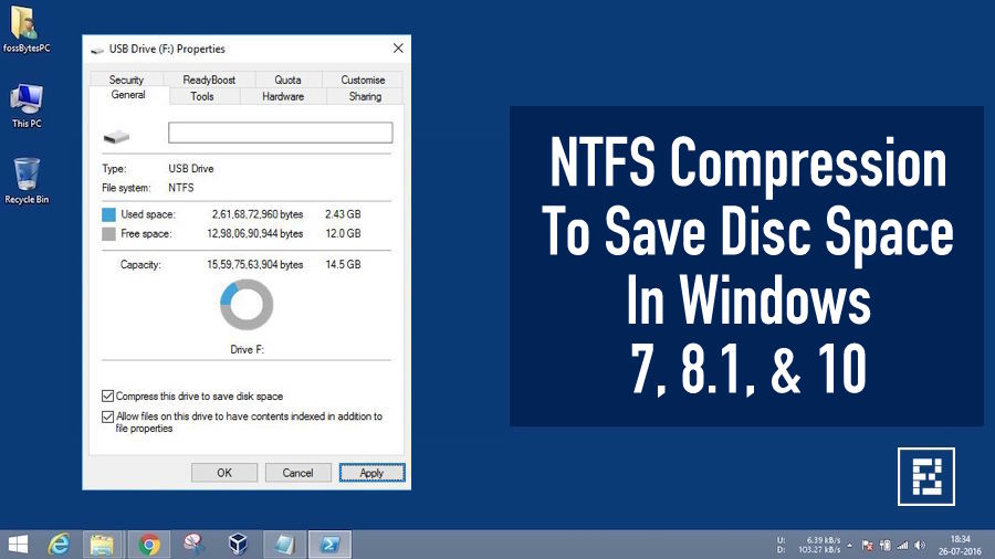 windows 10 compress your os drive disk cleanup