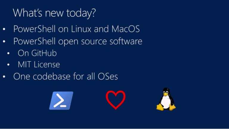 powershell on linux macos open source