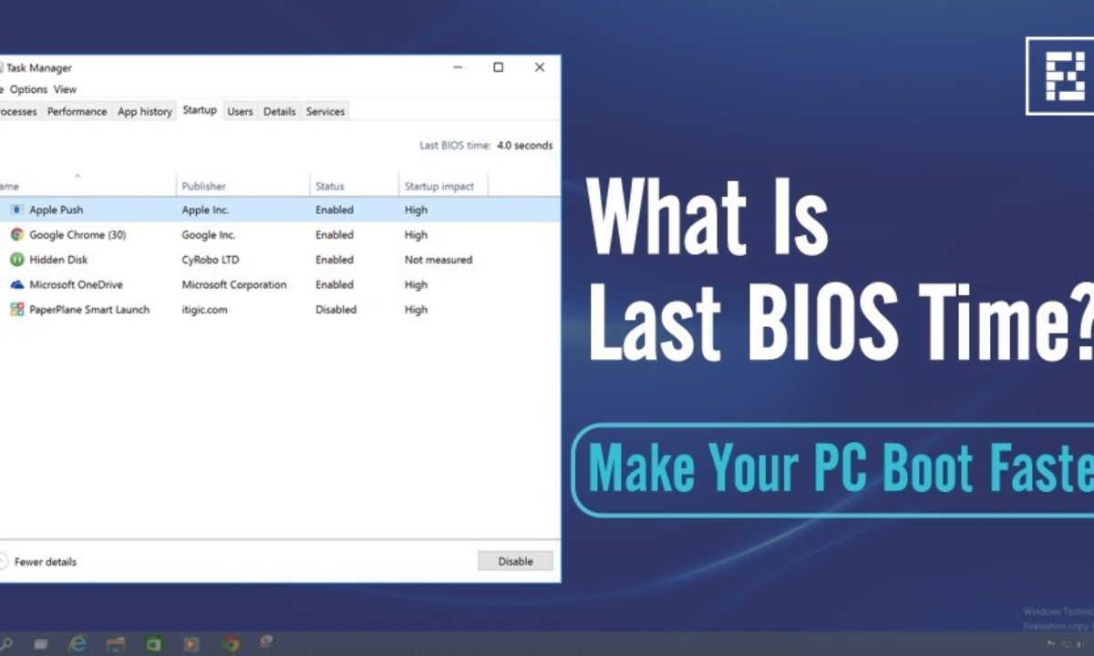 How Make Your PC Boot Faster By BIOS Time" Tweaks