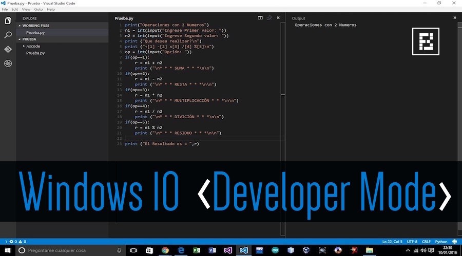 windows 10 developer mode
