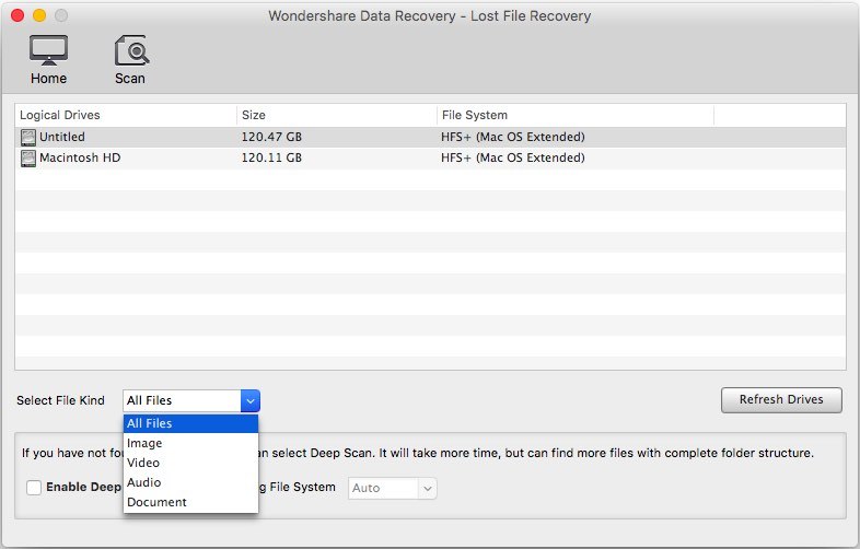 Wondershare recovery как восстановить файлы